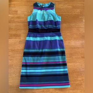 Muse Knee Length, Sleeveless, Jewel Tones Dress